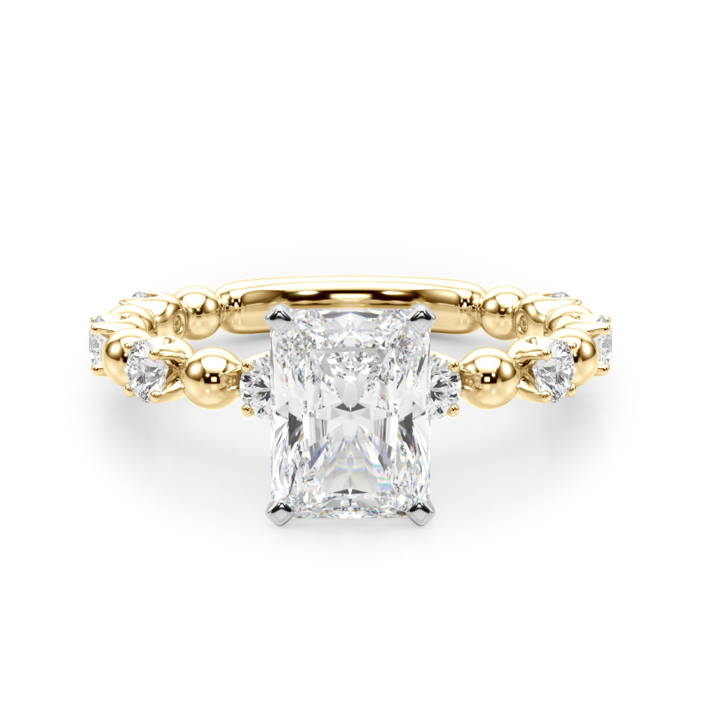 Radiant 2.00 Carat Lab Diamond Engagement Ring in 14K Gold — IGI Certified