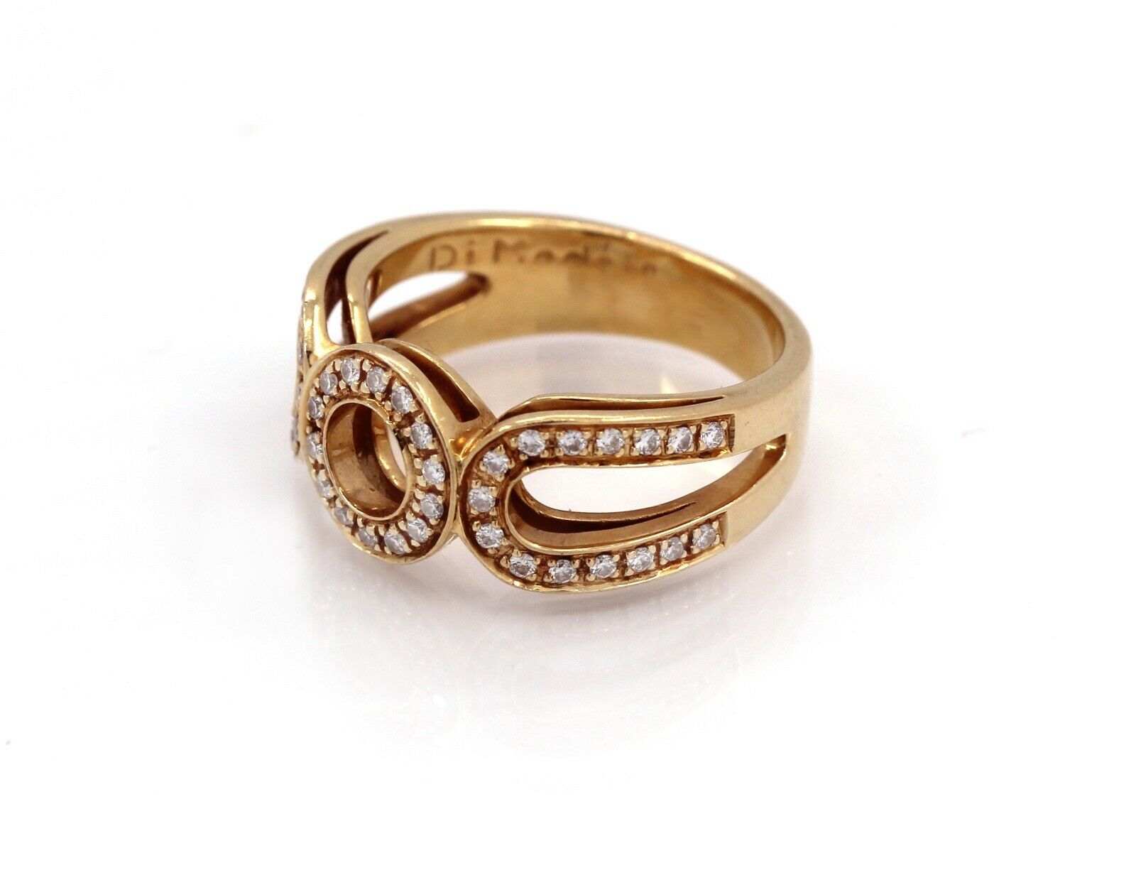 Di Modolo 18K Yellow Gold Diamond Ring .35CT. Made In Italy - simonbjewels.co