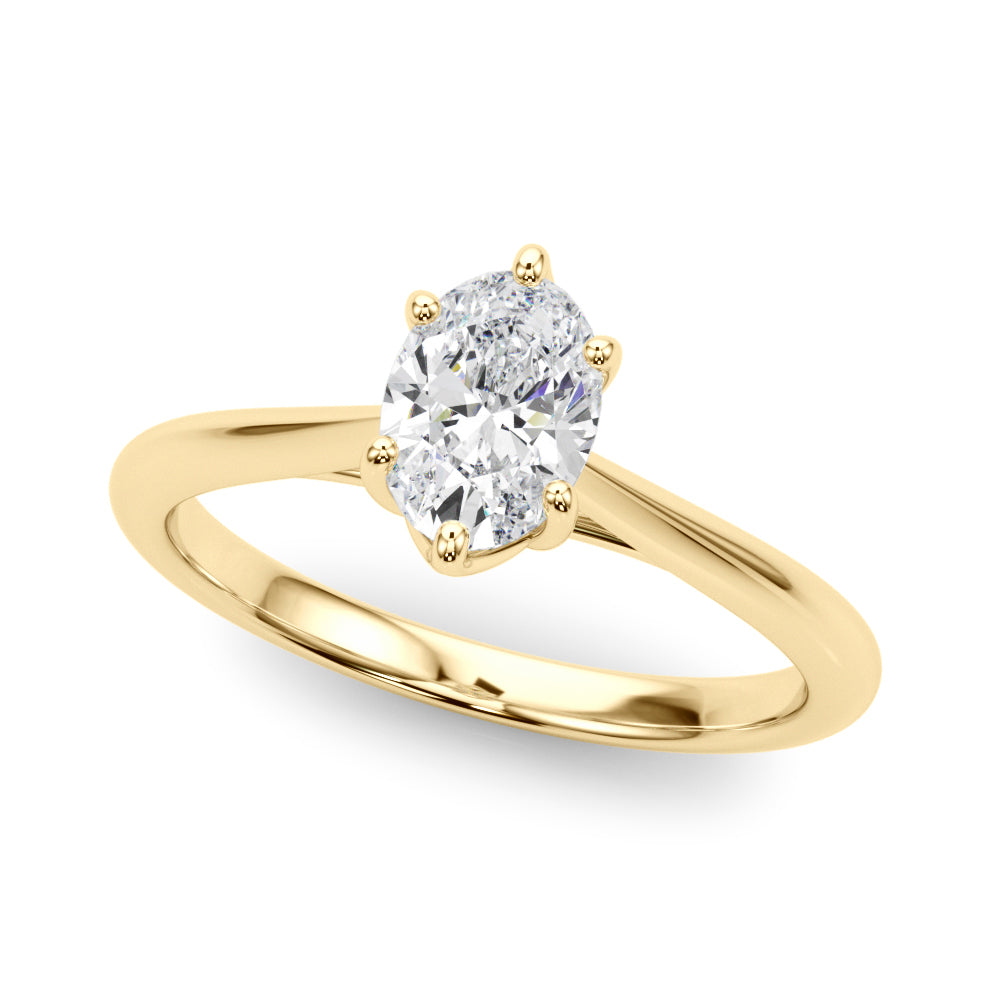 1.00ct Marquise cut 6-Prong Solitaire Trellis Diamond Engagement Ring Setting In 14k Gold - simonbjewels.co