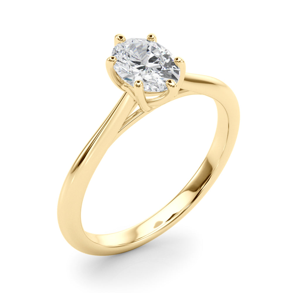 1.00ct Marquise cut 6-Prong Solitaire Trellis Diamond Engagement Ring Setting In 14k Gold - simonbjewels.co