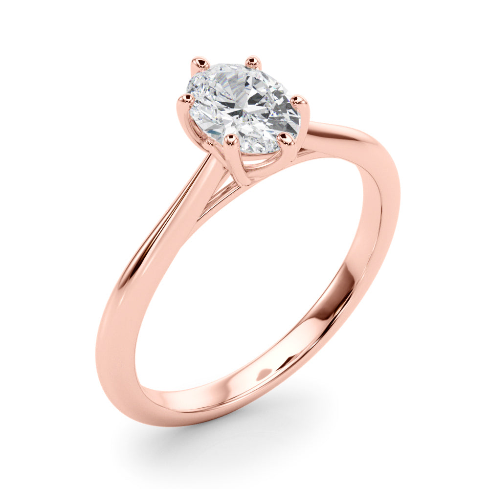 1.00ct Marquise cut 6-Prong Solitaire Trellis Diamond Engagement Ring Setting In 14k Gold - simonbjewels.co