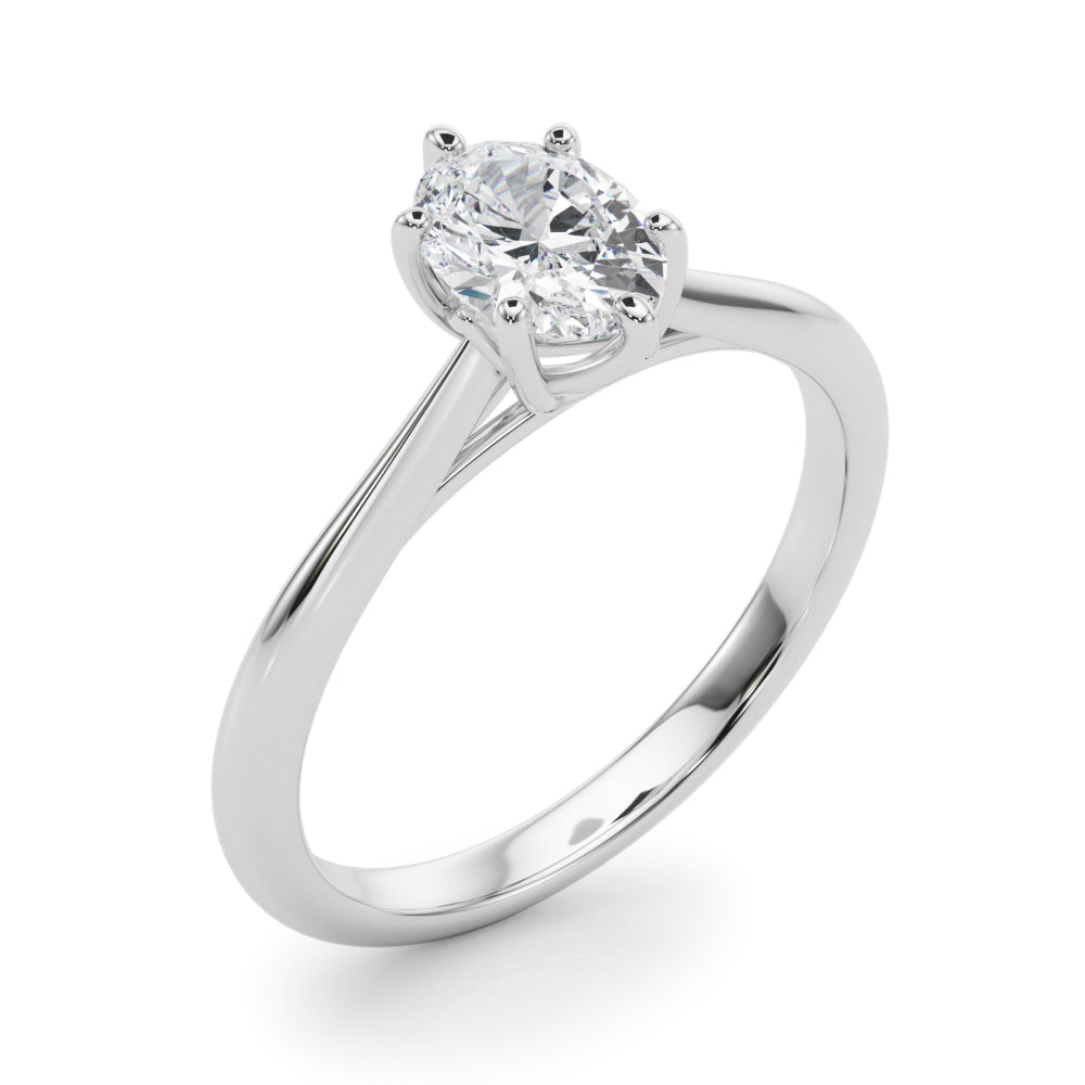 1.00ct Marquise cut 6-Prong Solitaire Trellis Diamond Engagement Ring Setting In 14k Gold - simonbjewels.co