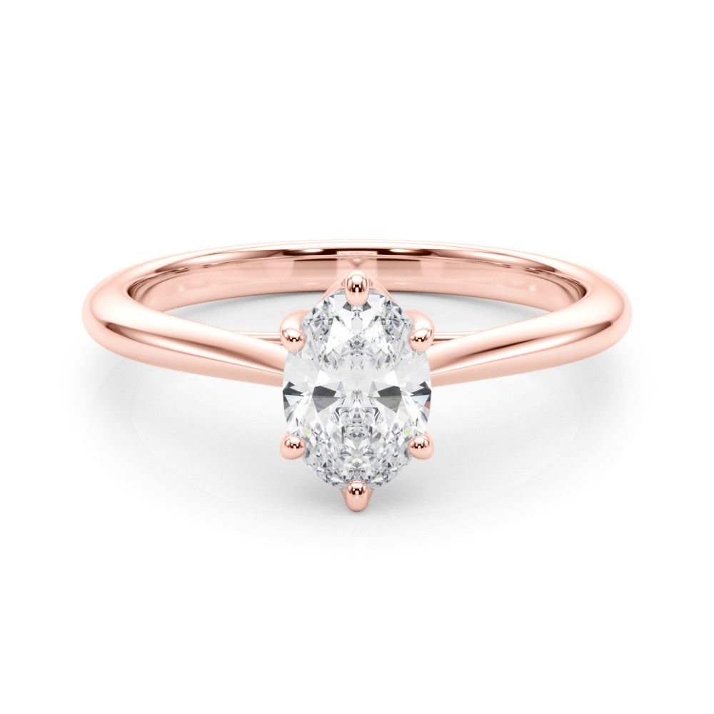 1.00ct Marquise cut 6-Prong Solitaire Trellis Diamond Engagement Ring Setting In 14k Gold - simonbjewels.co
