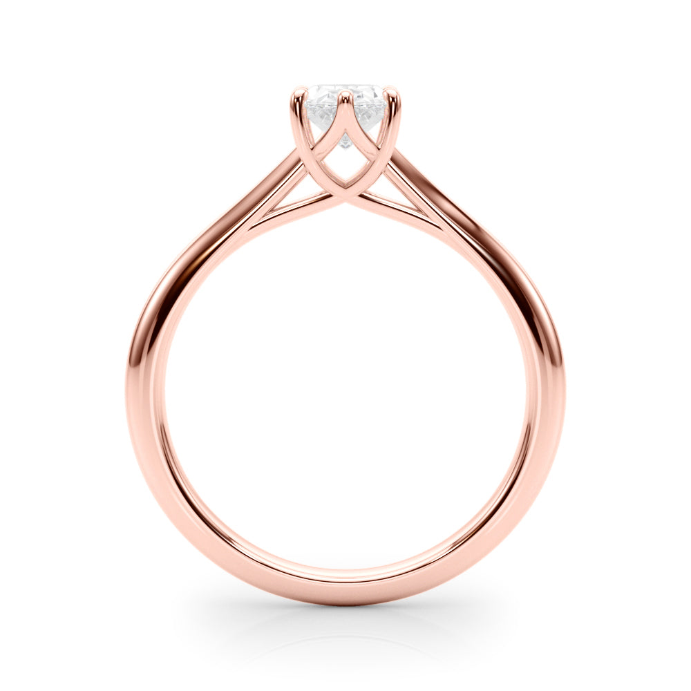 1.00ct Marquise cut 6-Prong Solitaire Trellis Diamond Engagement Ring Setting In 14k Gold - simonbjewels.co