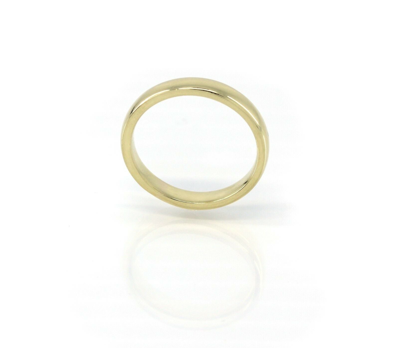 Tiffany & Co.18K Yellow Gold 4mm Lucida Wedding Band Size 11 - simonbjewels.co