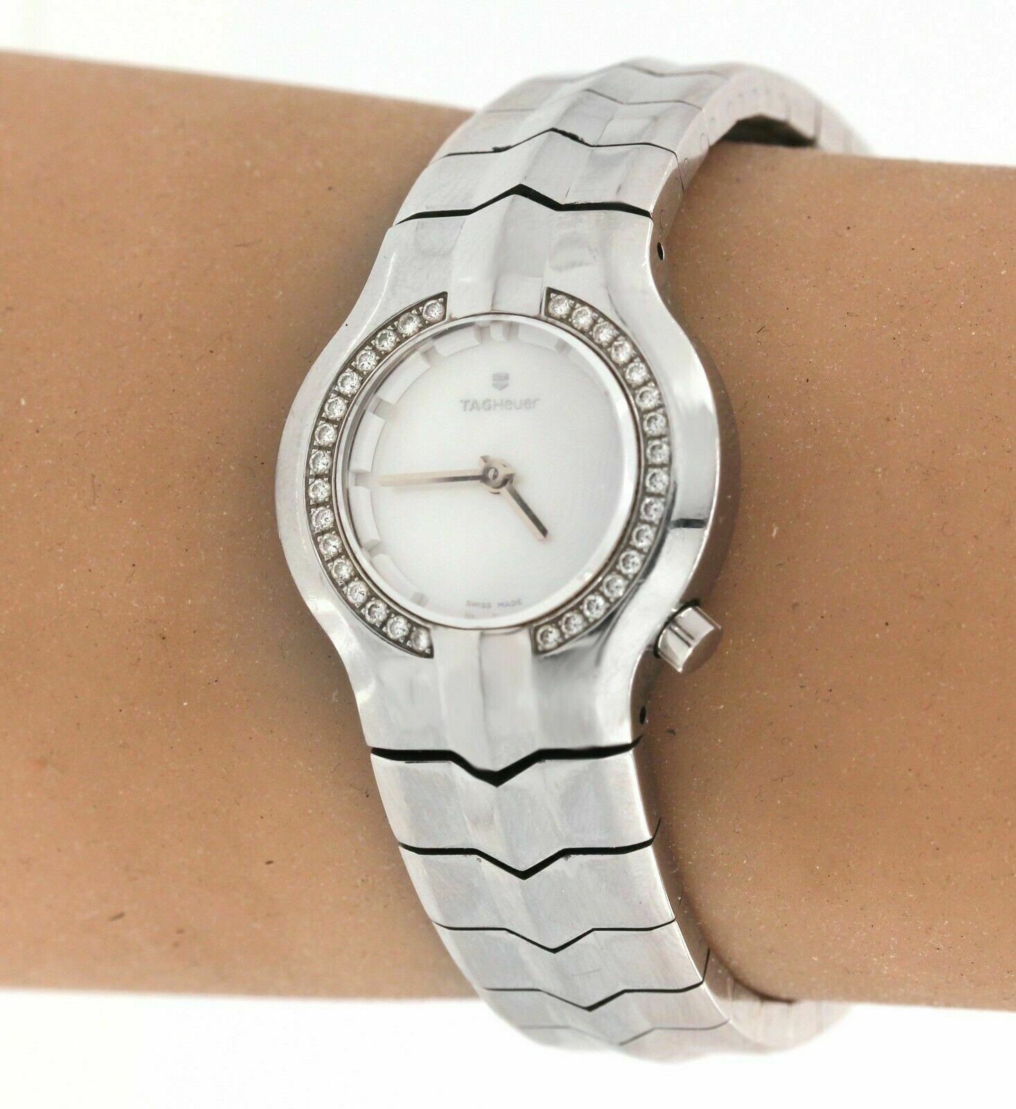 Tag Heuer Alter Ego Ladies Watch Stainless Steel with Diamonds WP1416 - simonbjewels.co