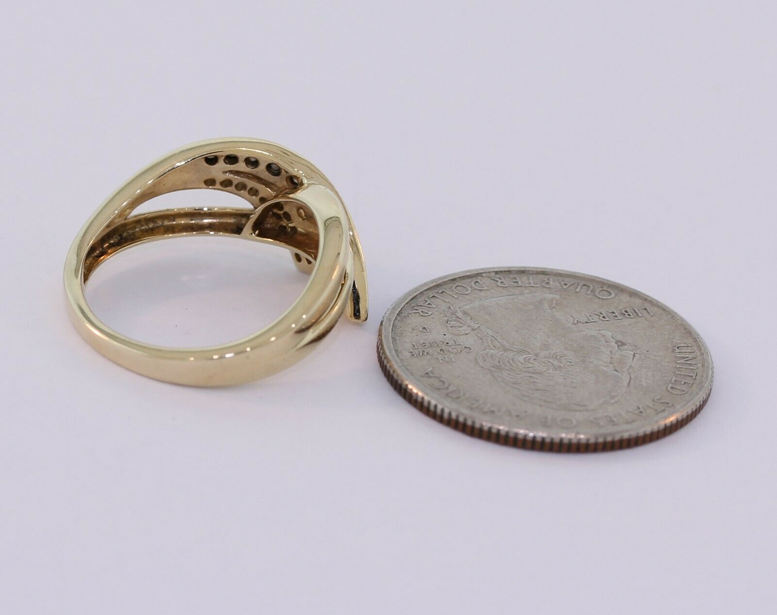 Levian Ring 14k honey gold chocolate and vanilla diamonds sale!! - simonbjewels.co