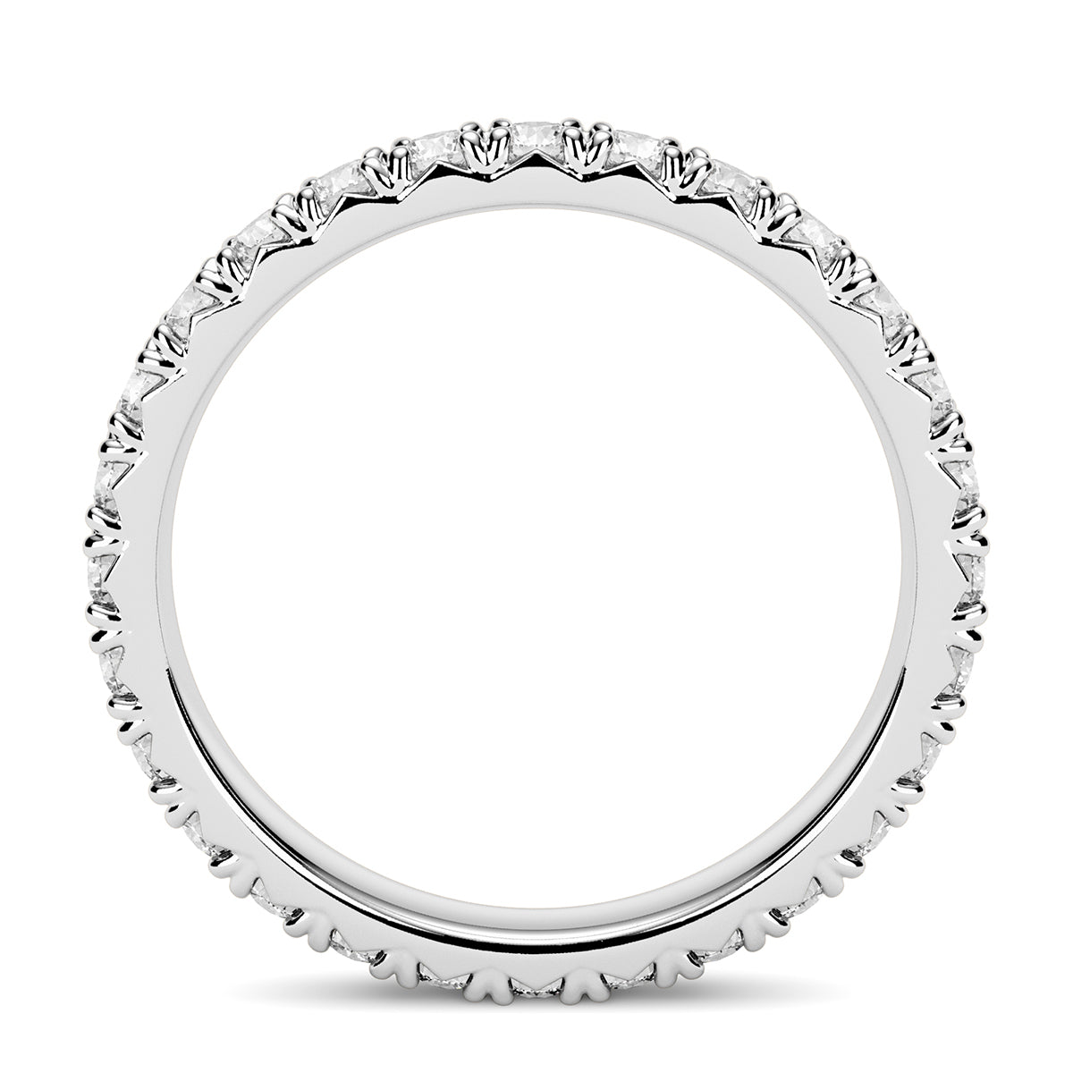 0.65 Carat Round Diamond Eternity Wedding Band Anniversary Ring 14k Gold