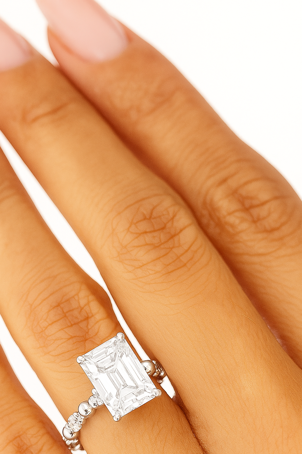 Radiant 2.00 Carat Lab Diamond Engagement Ring in 14K Gold — IGI Certified