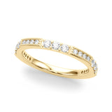 3/8 CT TW Round Diamond Wedding Band 14K Gold