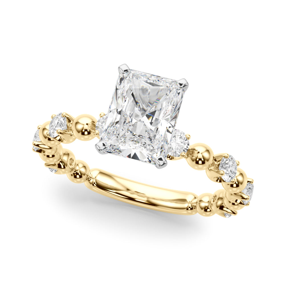 Radiant 2.00 Carat Lab Diamond Engagement Ring in 14K Gold — IGI Certified