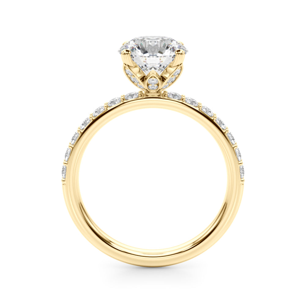 2.00 Carat IGI Certified F-G VS/VVS Round Diamond Engagement Ring in 14K Gold