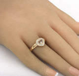 Chopard Diamond Happy Heart Ring in 18k Yellow Gold