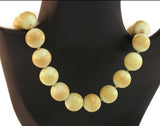 Tiffany & Co. 18k Gold Paloma Picasso Scolecite Beads Necklace