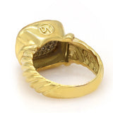 David Yurman Noblesse Pave Diamond Ring in 18K Gold