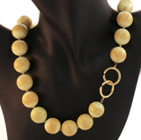 Tiffany & Co. 18k Gold Paloma Picasso Scolecite Beads Necklace