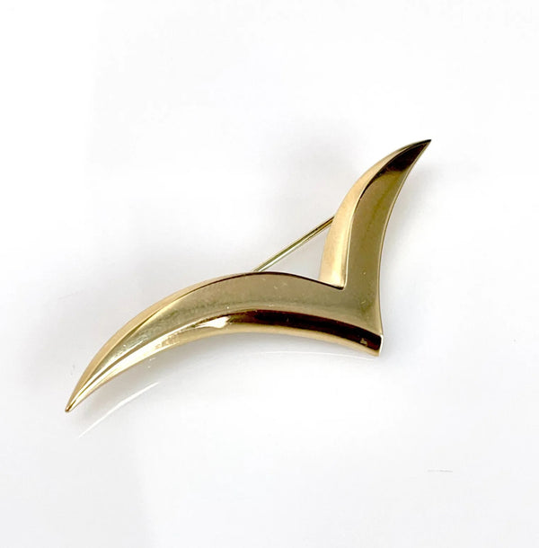 Tiffany & Co. Seagull Brooch in 18K Yellow Gold