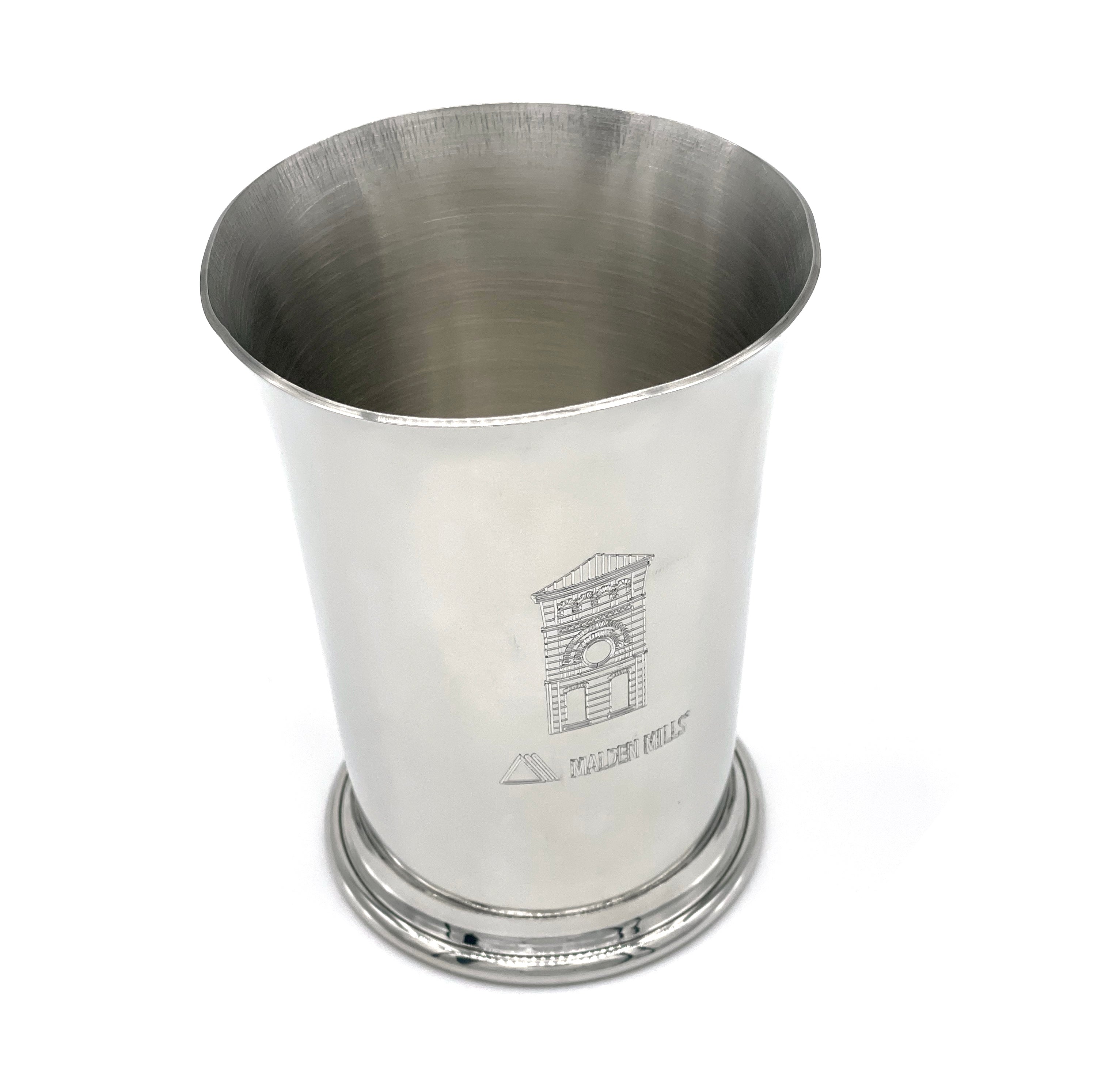 Tiffany & Co Pewter Cup Handcrafted Malden Mills w/Pouch Vintage