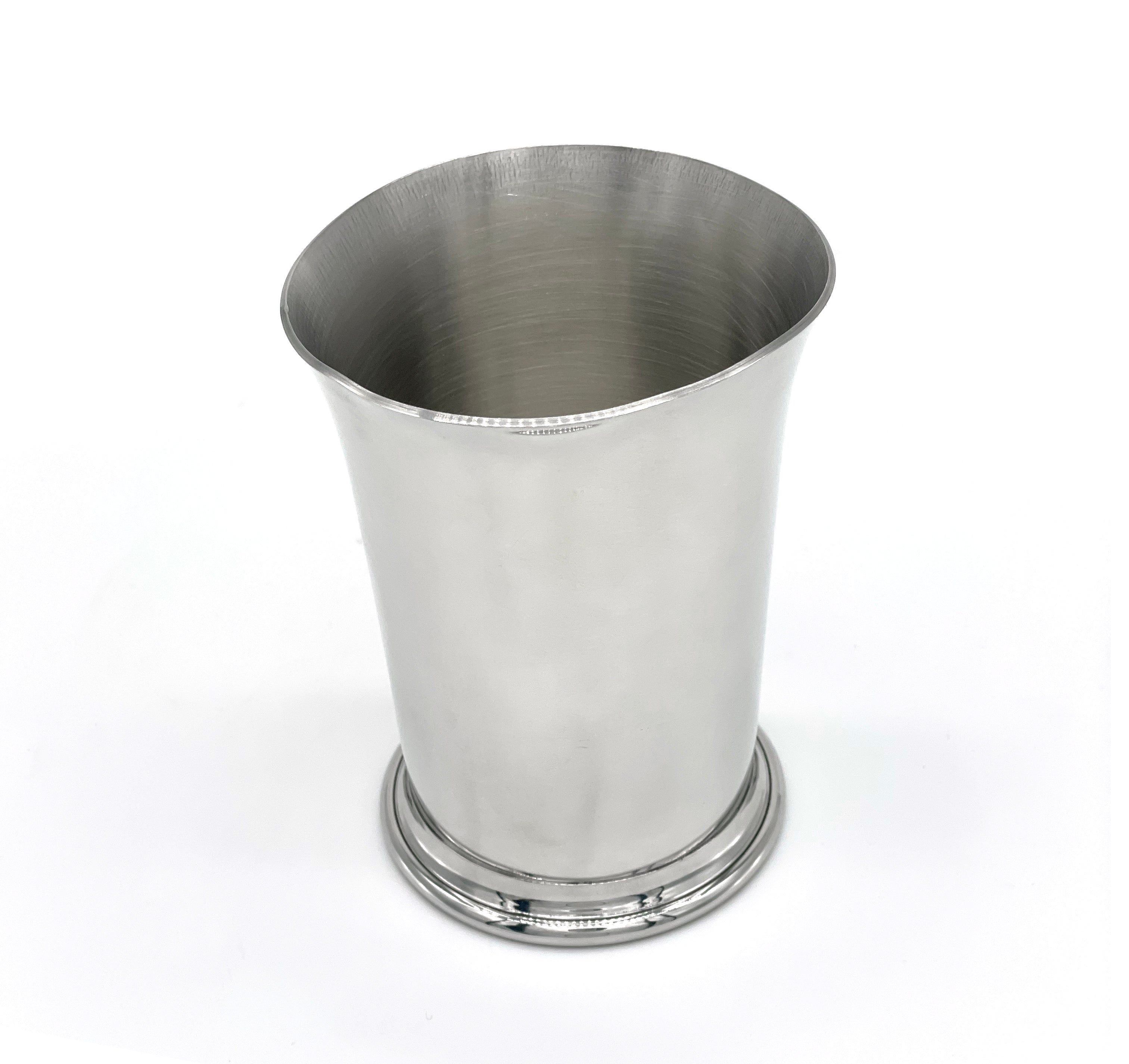 Tiffany & Co Pewter Cup Handcrafted Malden Mills w/Pouch Vintage