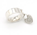 Tiffany & Co. Return To Love Lock Ring 925 Sterling Silver