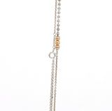 Tiffany & Co. Mixed Bead Chain 18K Gold and Sterling Silver Adjustable Necklace