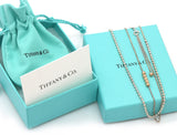 Tiffany & Co. Mixed Bead Chain 18K Gold and Sterling Silver Adjustable Necklace