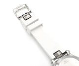 Chopard Happy Sport White Matte Dial Ladies Diamond Watch 278582-3001