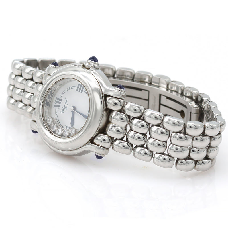 Chopard Happy Sport 5 Diamond 26mm Stainless Steel Quartz LadyWatch 27/8250-23