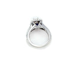 Vera Wang Love Collection 5/8 CT. Princess-Cut Engagement Ring 14k White Gold - simonbjewels.co