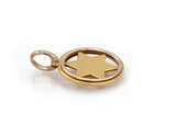 SAURO 18k Solid Gold Two Tone Star Of David Pendant RARE~ Vintage - simonbjewels.co