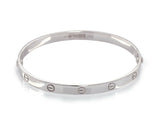 Cartier LOVE 18K White Gold Bracelet with Screwdriver Size 20 w Paper Work! - simonbjewels.co