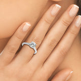 1.50CT. Solitaire Round Diamond Engagement Ring in 14K White Gold Certified - simonbjewels.co