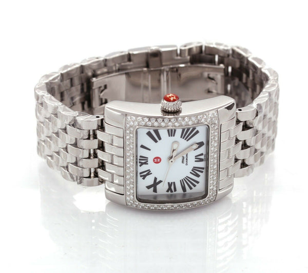 Michele Mw2 Mini Diamond Watch Stainless steel mww07b00002 - simonbjewels.co