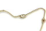 Cartier 18k Gold Love Knot Station Chain Link Necklace 16'' - Rare! - simonbjewels.co