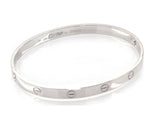 Cartier LOVE 18K White Gold Bracelet with Screwdriver Size 20 w Paper Work! - simonbjewels.co