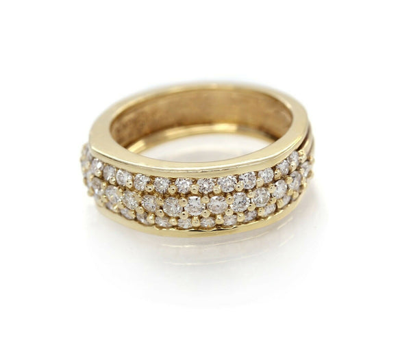 JOSE HESS 1.75 Carat Diamond 18k Yellow Gold Band Ring Retail: $4,000 - simonbjewels.co