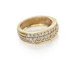 JOSE HESS 1.75 Carat Diamond 18k Yellow Gold Band Ring Retail: $4,000 - simonbjewels.co