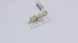 0.85 Carat F-VS Natural Diamond Baby Angel Pendant Solid 14k Gold