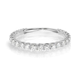 round cut diamond wedding ring