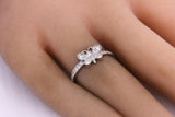 Tiffany & Co. Enchant Butterfly Platinum Diamond Ring Size: 5 Sizable - simonbjewels.co