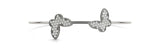 0.65ct Round Cut Diamond Micro-pave Butterfly Flexible Bangle Bracelet set in 14k Gold - simonbjewels.co