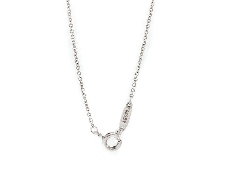 Tiffany & Co. Paloma Picasso Kiss Pendant Necklace, Sterling Sliver 925, 16" - simonbjewels.co