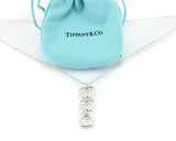 Tiffany & Co. Sterling Silver Triple Square Cushion Drop Pendant Retired - simonbjewels.co