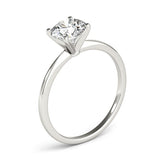 1 1/4 ct tw Round cut Diamond 4 Prong Solitaire Engagement Ring Setting  In 14k White Gold - simonbjewels.co