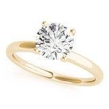 1.50 ct tw Round cut Diamond Solitaire Engagement Ring Setting  In 14k White Gold - simonbjewels.co