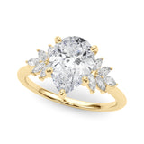 1.35 ct tw Pear Shaped Diamond Solitaire  Engagement Ring Setting (1/3 ct tw) In 18k White Gold - simonbjewels.co