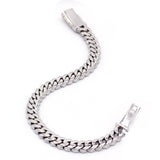 6 Carat F-VS Diamond Cuban Link Bracelet 50 Grams 14k White Gold - simonbjewels.co