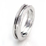 Bulgari B Zero 1 Band Ring 18K White Gold Sz 53 / 6.5 US - simonbjewels.co