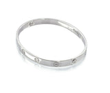 Cartier LOVE 18K White Gold Bracelet with Screwdriver Size 20 w Paper Work! - simonbjewels.co