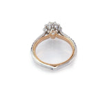 VERRAGIO 1.43CT. Diamond Engagement Ring in 18K Rose White Gold GIA certified - simonbjewels.co